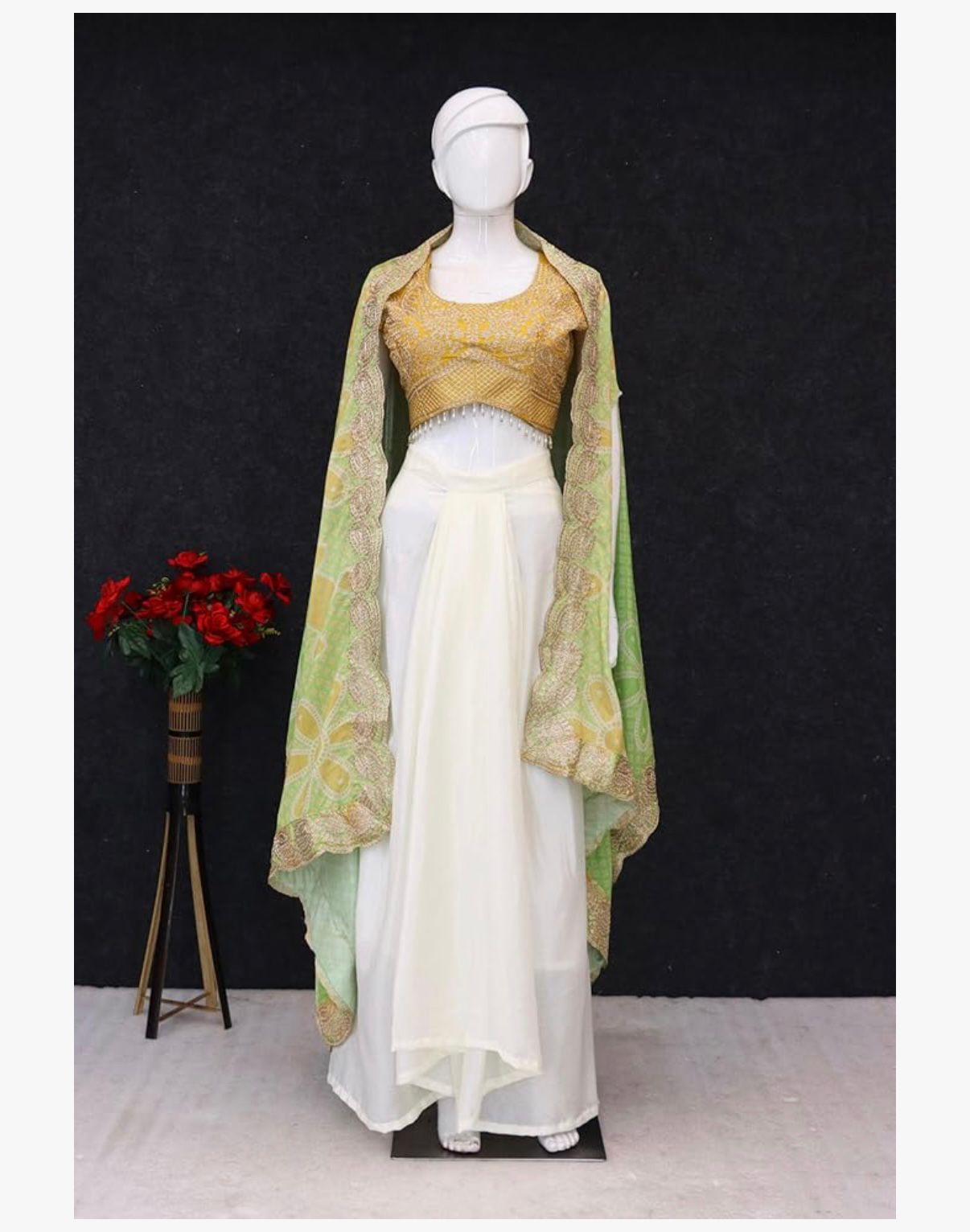 FUSION - Party Wear Readymade Indo Western Three Piece Set 19766