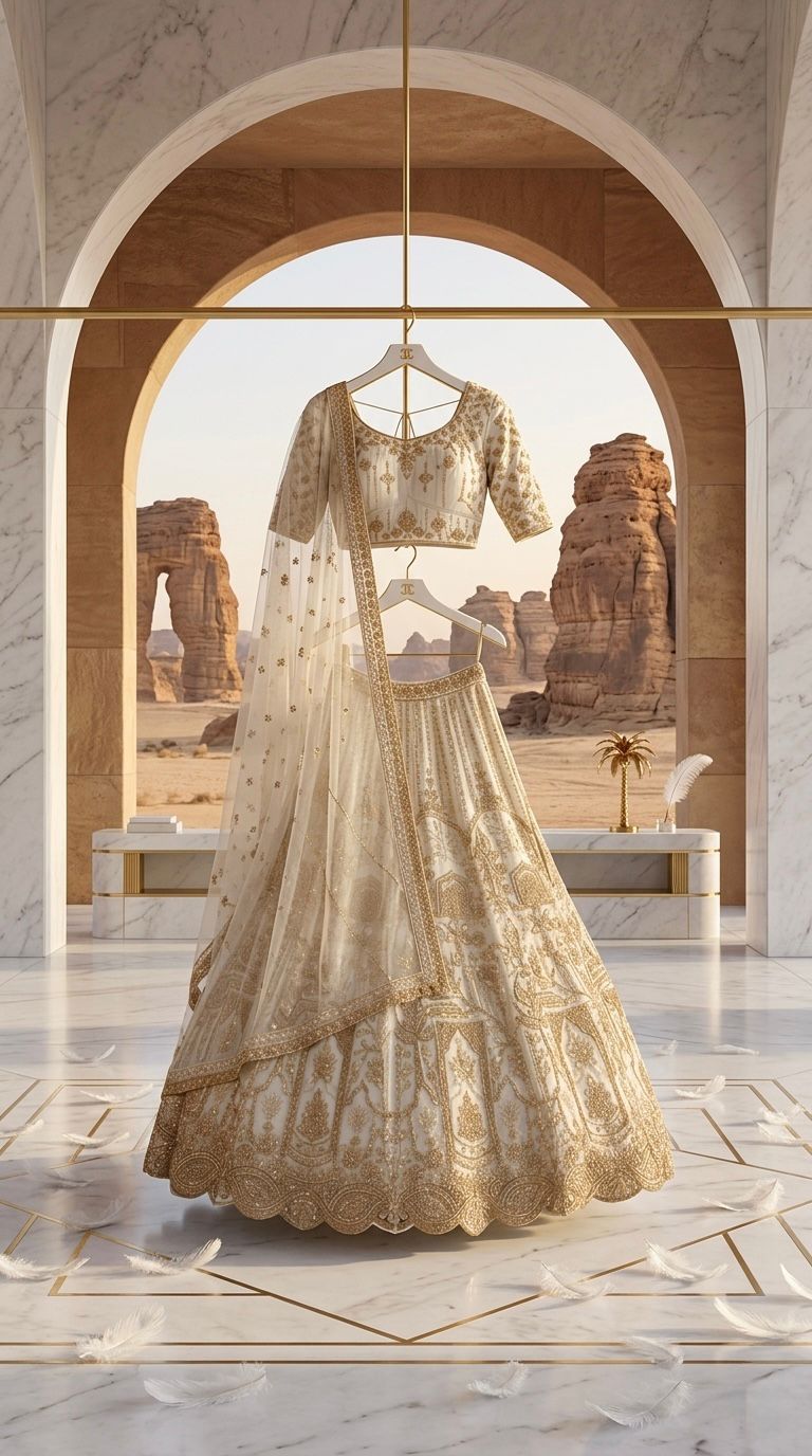 Wedding Wear Net with Embroidery Bridal Lehenga Choli Set 17558