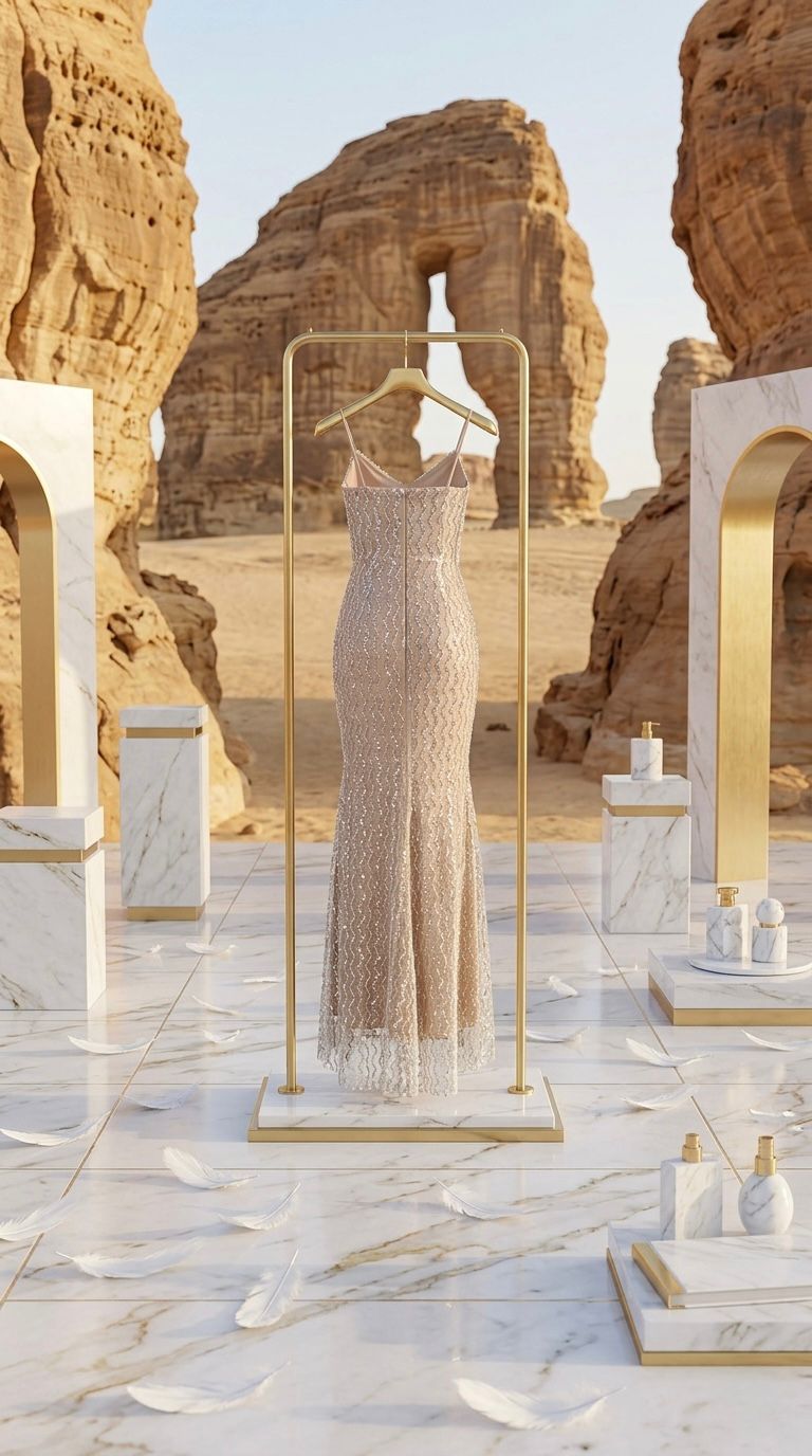 ZAHRA - Cocktail Party Gown for Women Strapless Sequins Rhinestones Maxi Dress
