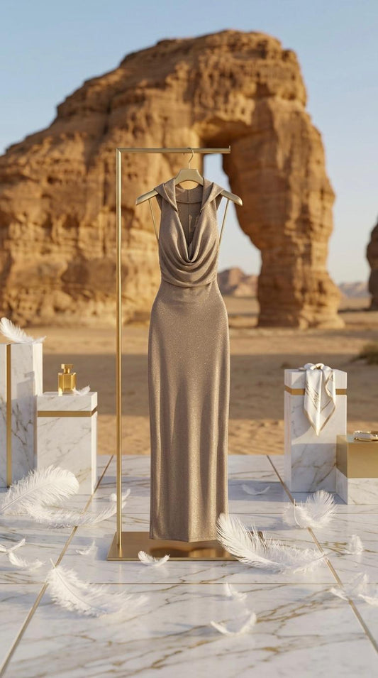 Arabian Mirage - Style Summer New Hooded Sexy Backless Vacation Beach Dress