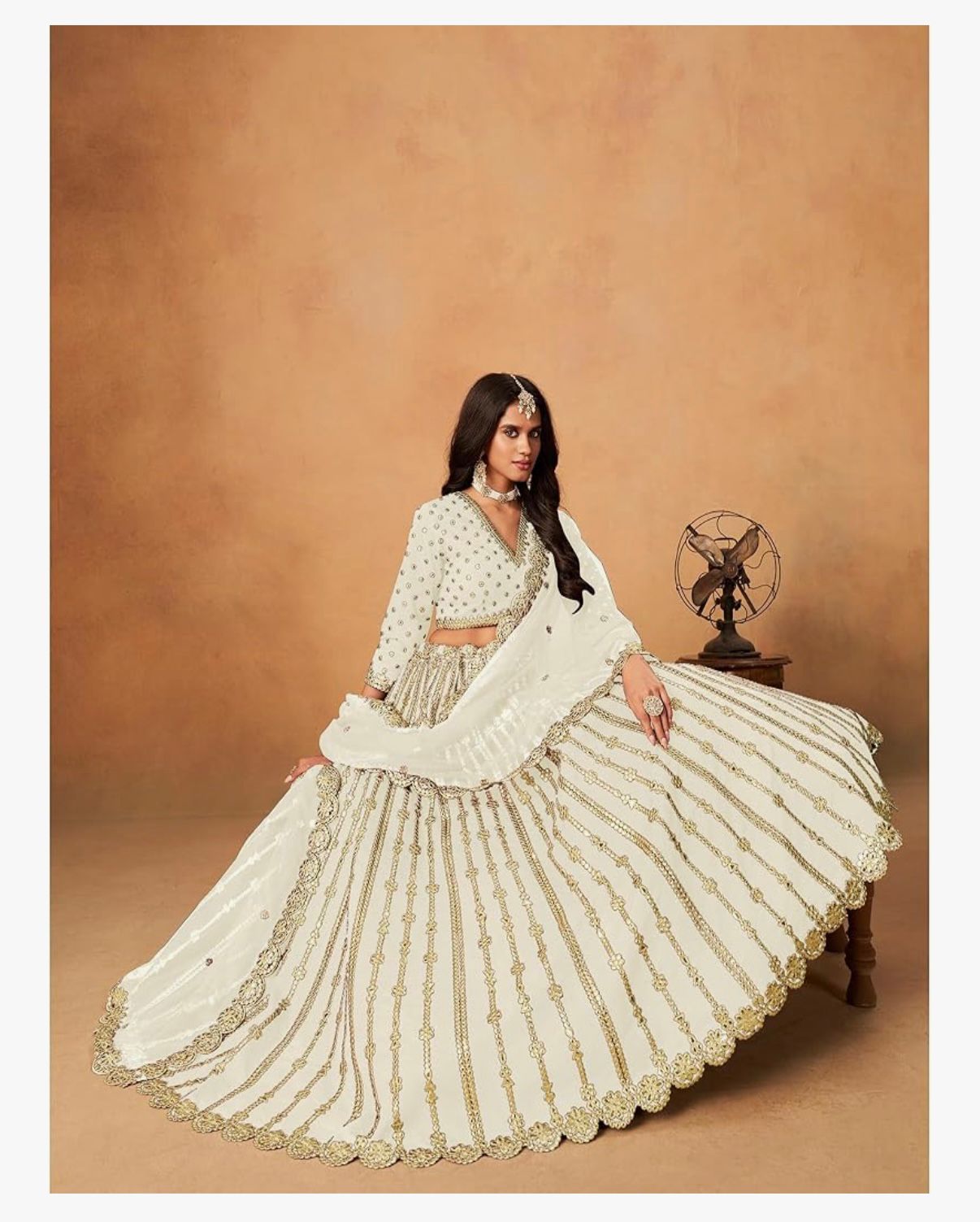 JIVRAJ - Women's Special Wedding Wear Indian Designer Stitched Beautiful Lehenga Choli