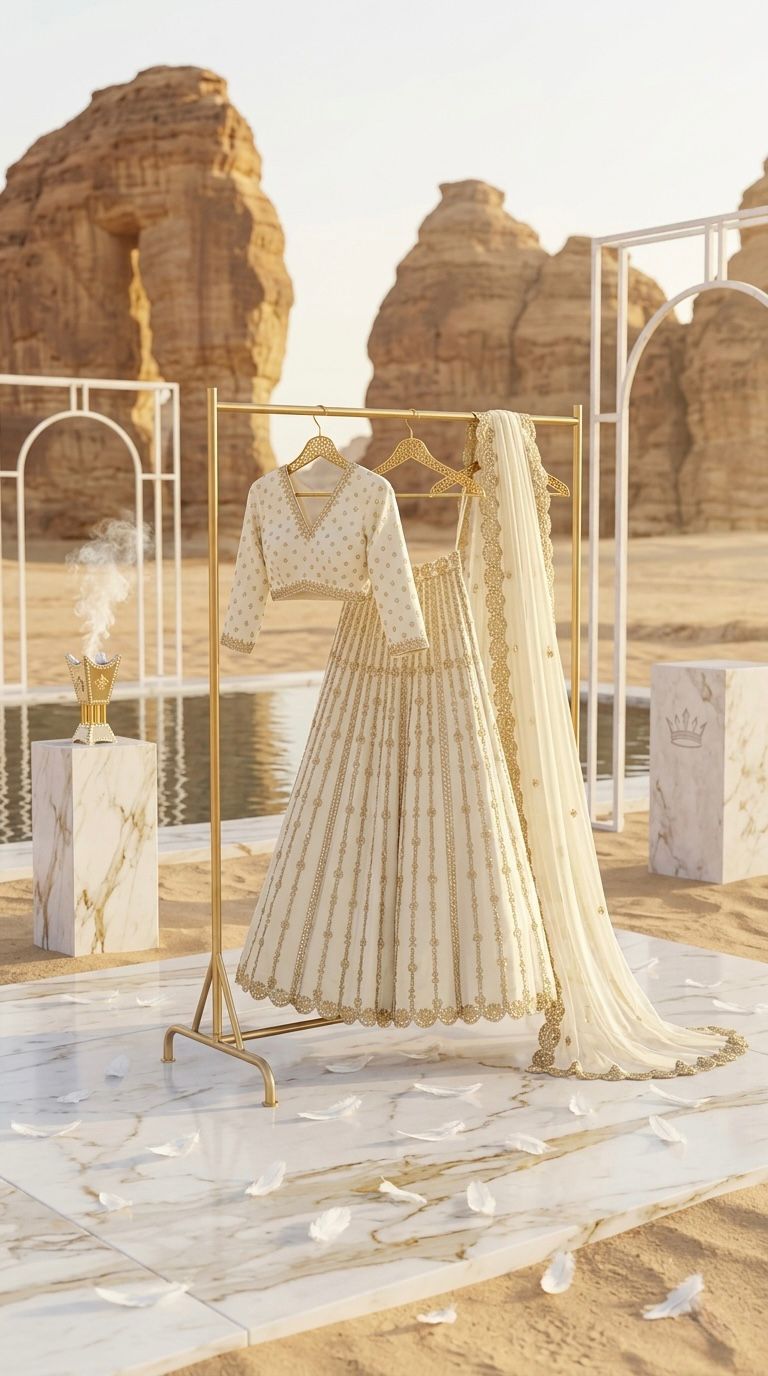 JIVRAJ - Women's Special Wedding Wear Indian Designer Stitched Beautiful Lehenga Choli