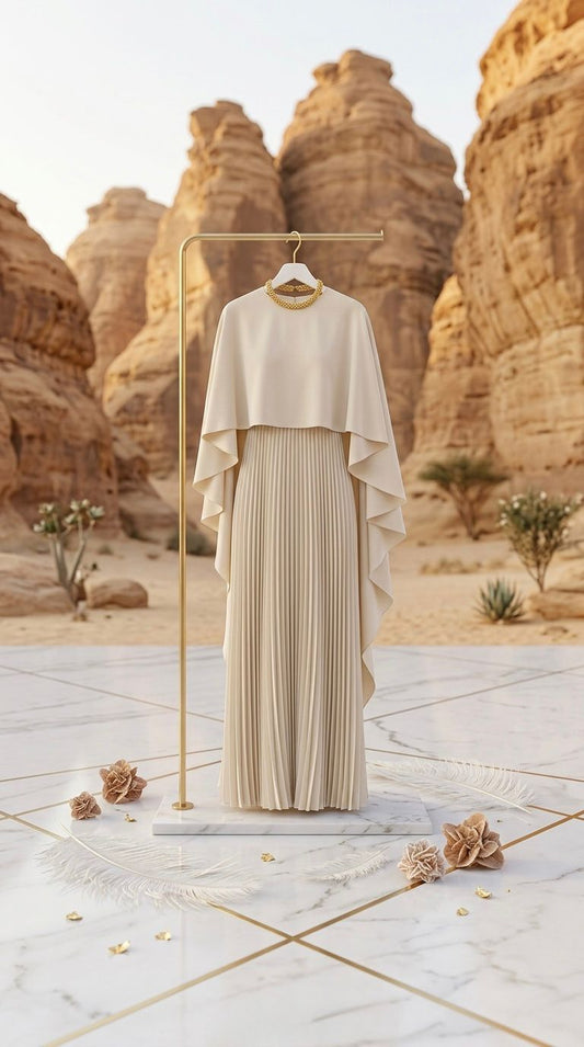 Enlightment - Women's Fashion Elegant Maxi Long Dresses Pleated Irregular
