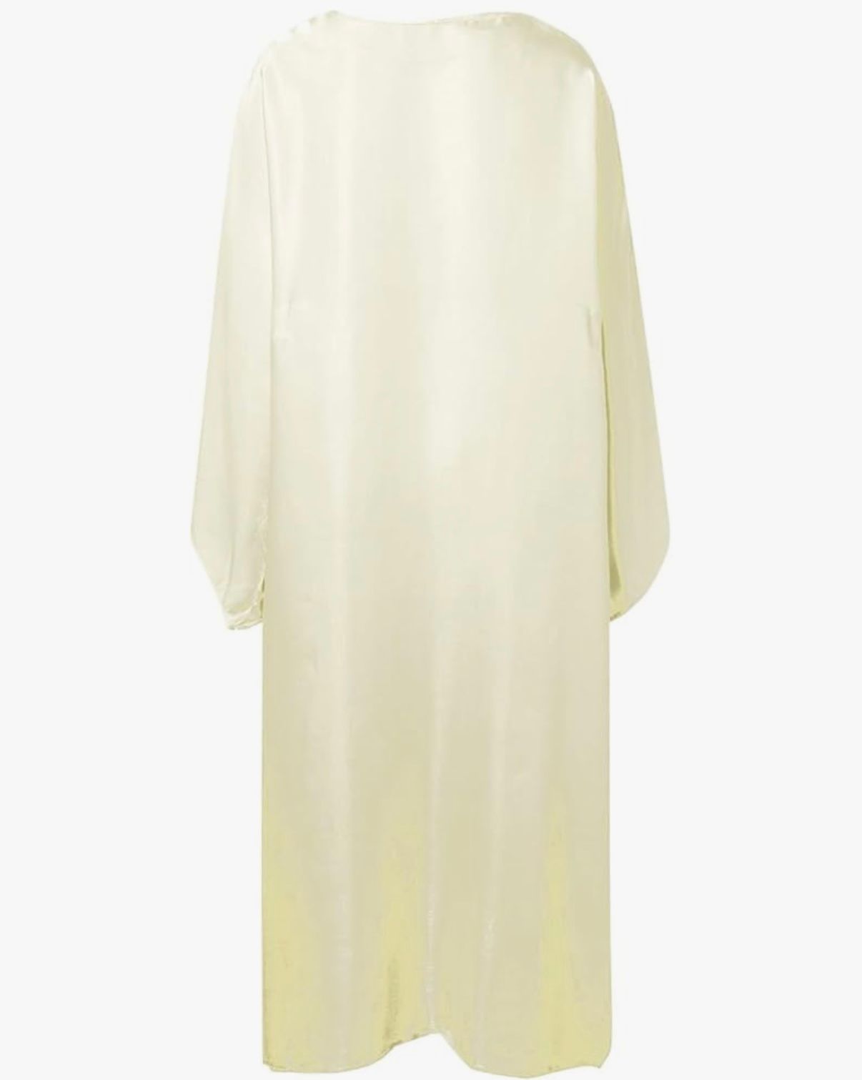 MIRAGE ABAYA - Abaya Dress for Women Satin Batwing Sleeve Butterfly Detail Floor Length Modest Loose Fit Maxi Dress