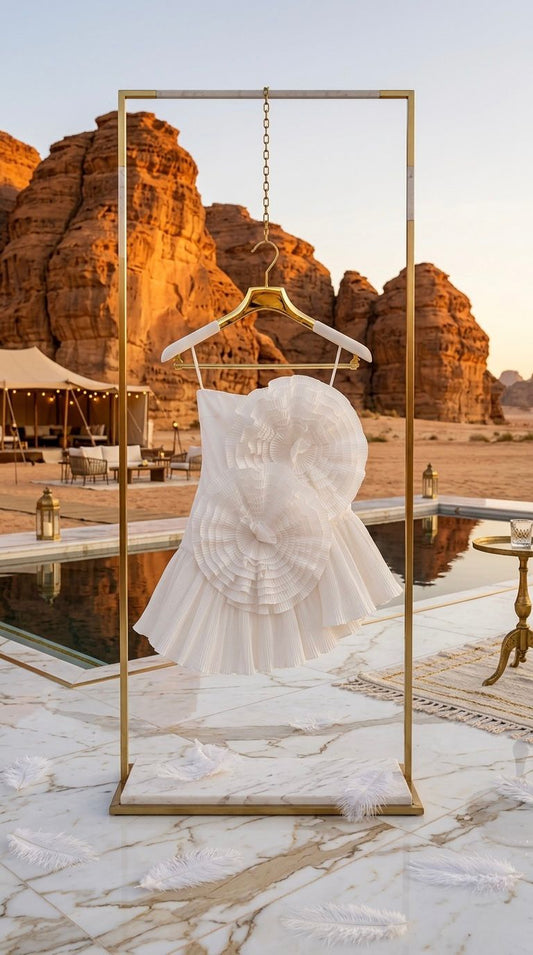 DESERT BLOOM - Street Fashion Three-Dimensional Large Flower Decorative Tube Top