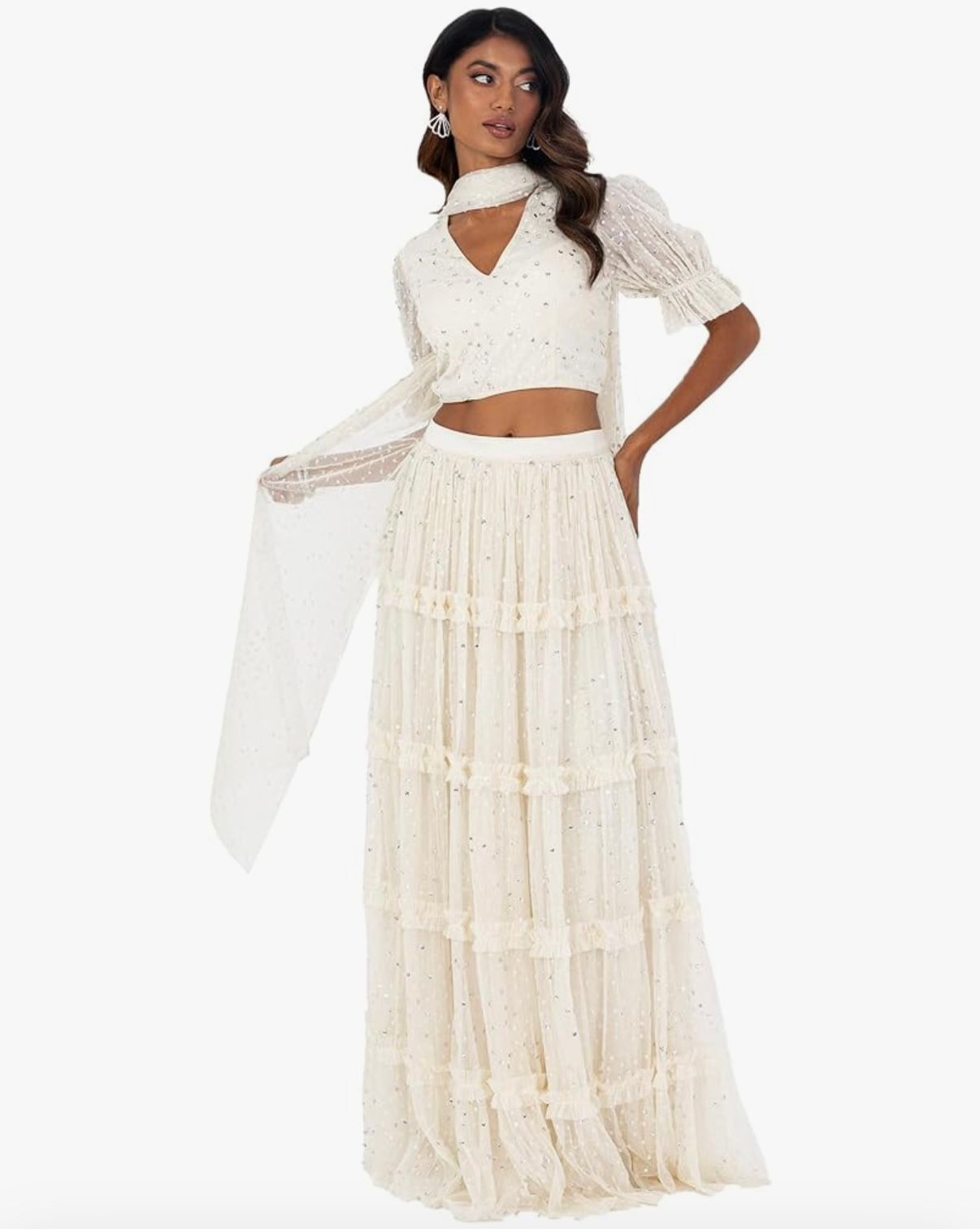 Maya Deluxe Damen Indian Traditional Dress For Women Outfit Lengha Choli