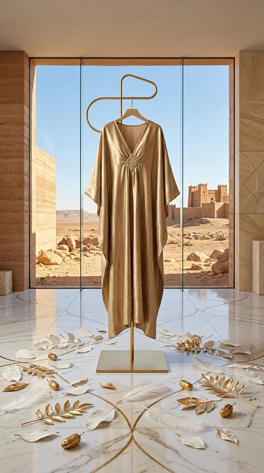 ZAHRA AL-RAML - Luxury Women Solid Colour Cover Up V Neck Batwing Sleeve Plus Size Beach Kaftan Dresses