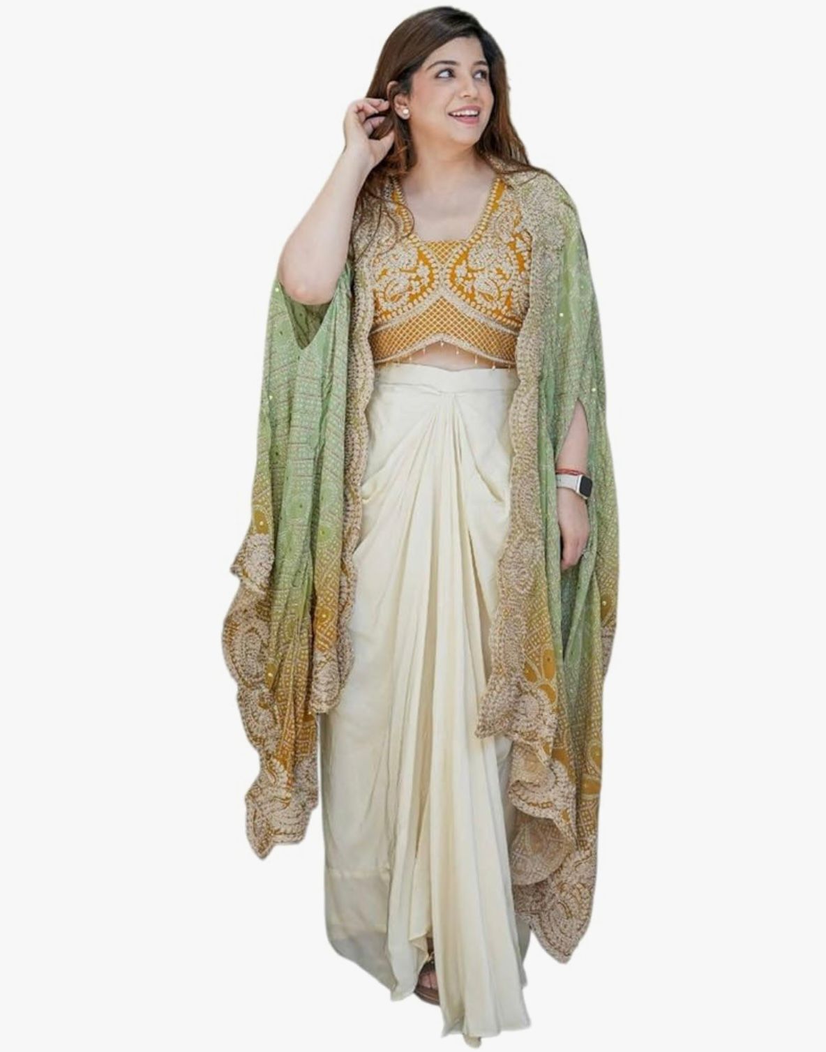 FUSION - Party Wear Readymade Indo Western Three Piece Set 19766
