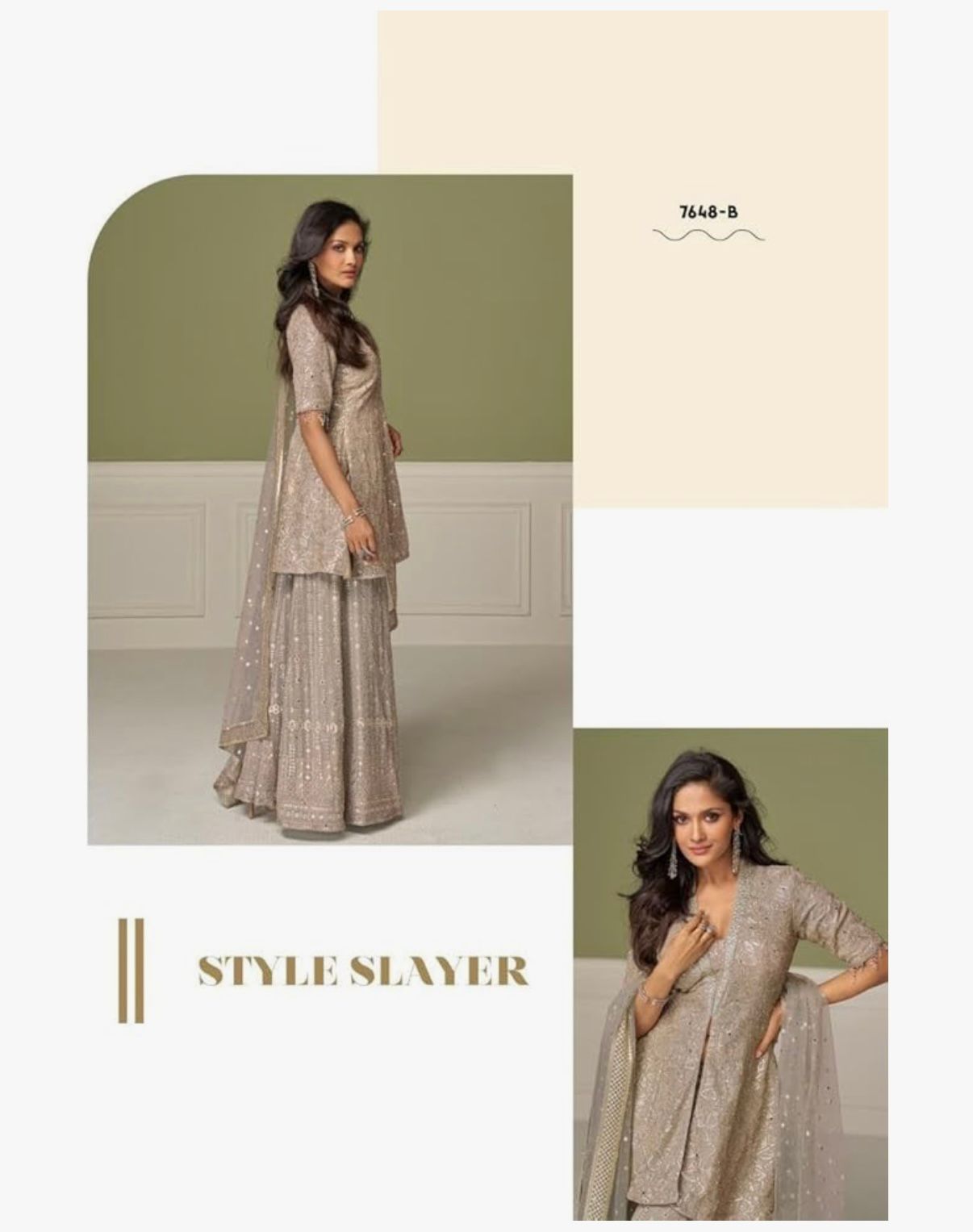 TARA - Indian Women Party Wear Fancy Sharara Style Suit 20204