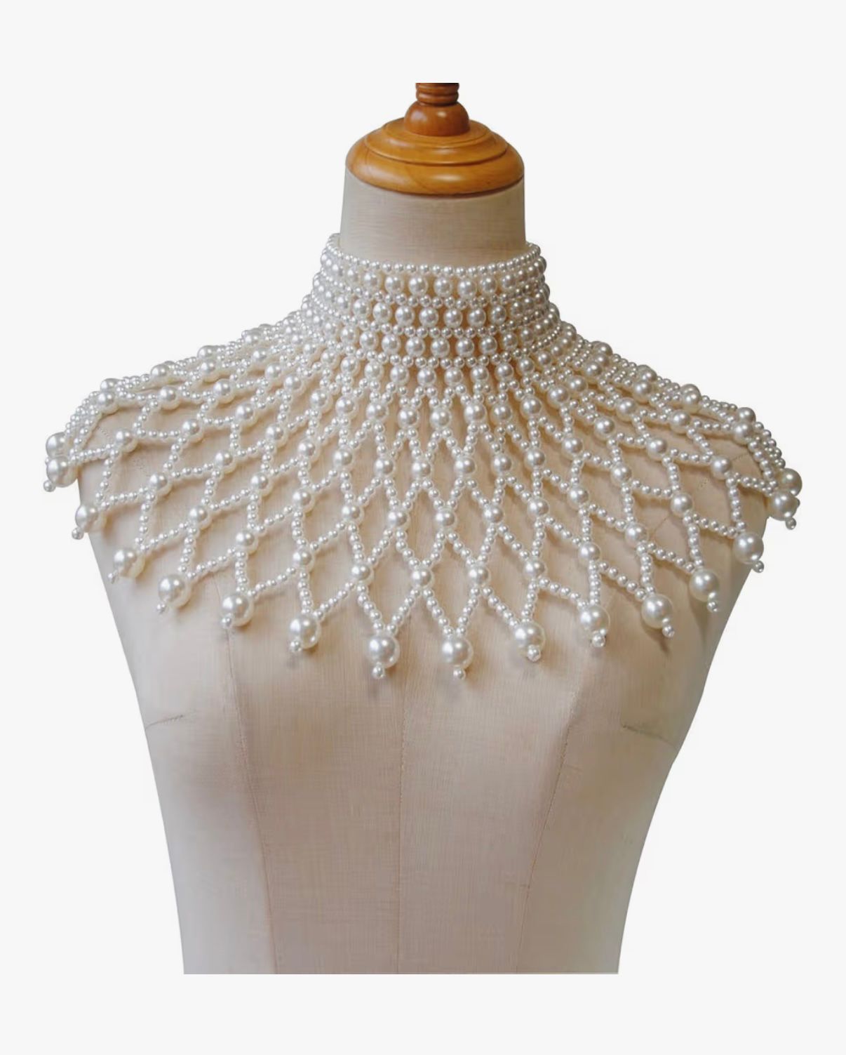 AL ROYAL - Luxurious Pearls Shoulder Chain - Unique Body Chain Necklace Artistic