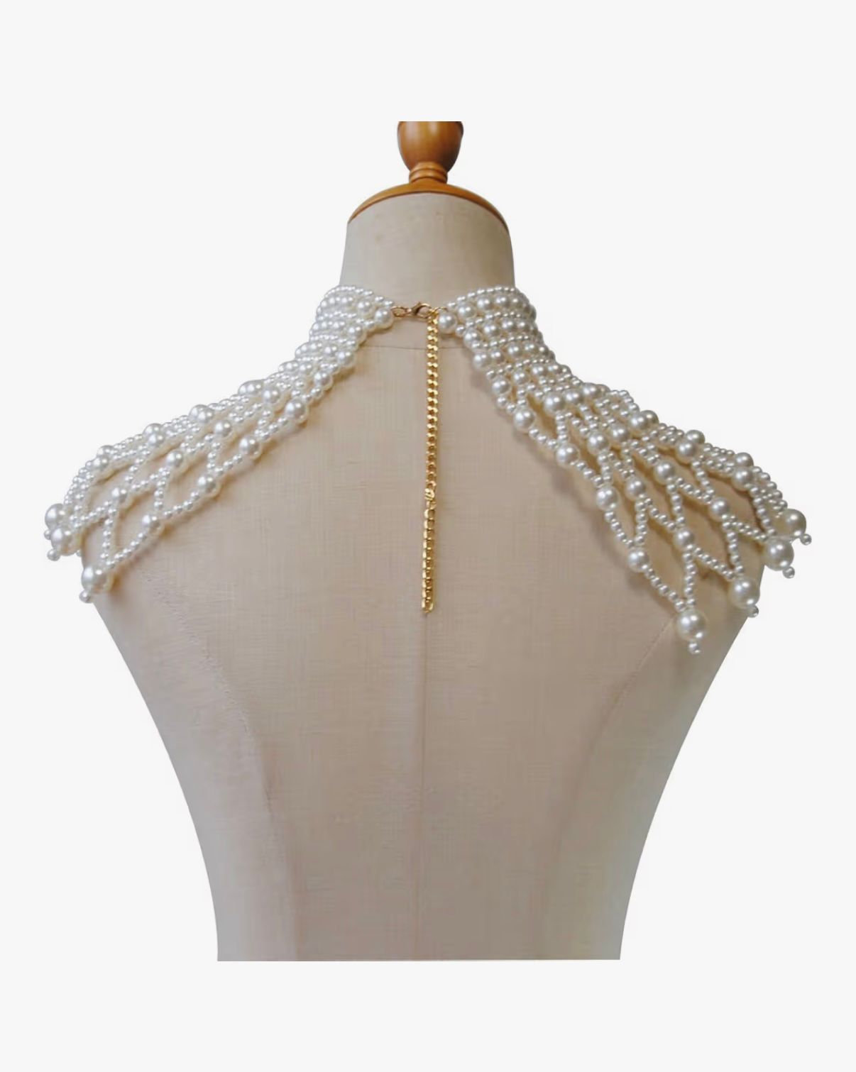 AL ROYAL - Luxurious Pearls Shoulder Chain - Unique Body Chain Necklace Artistic