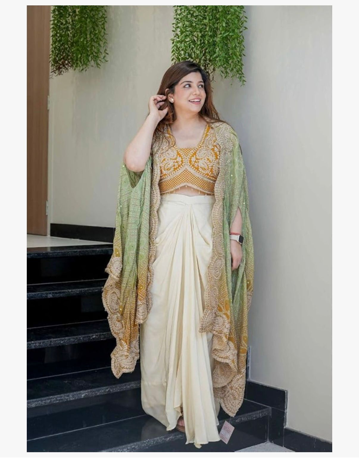 FUSION - Party Wear Readymade Indo Western Three Piece Set 19766