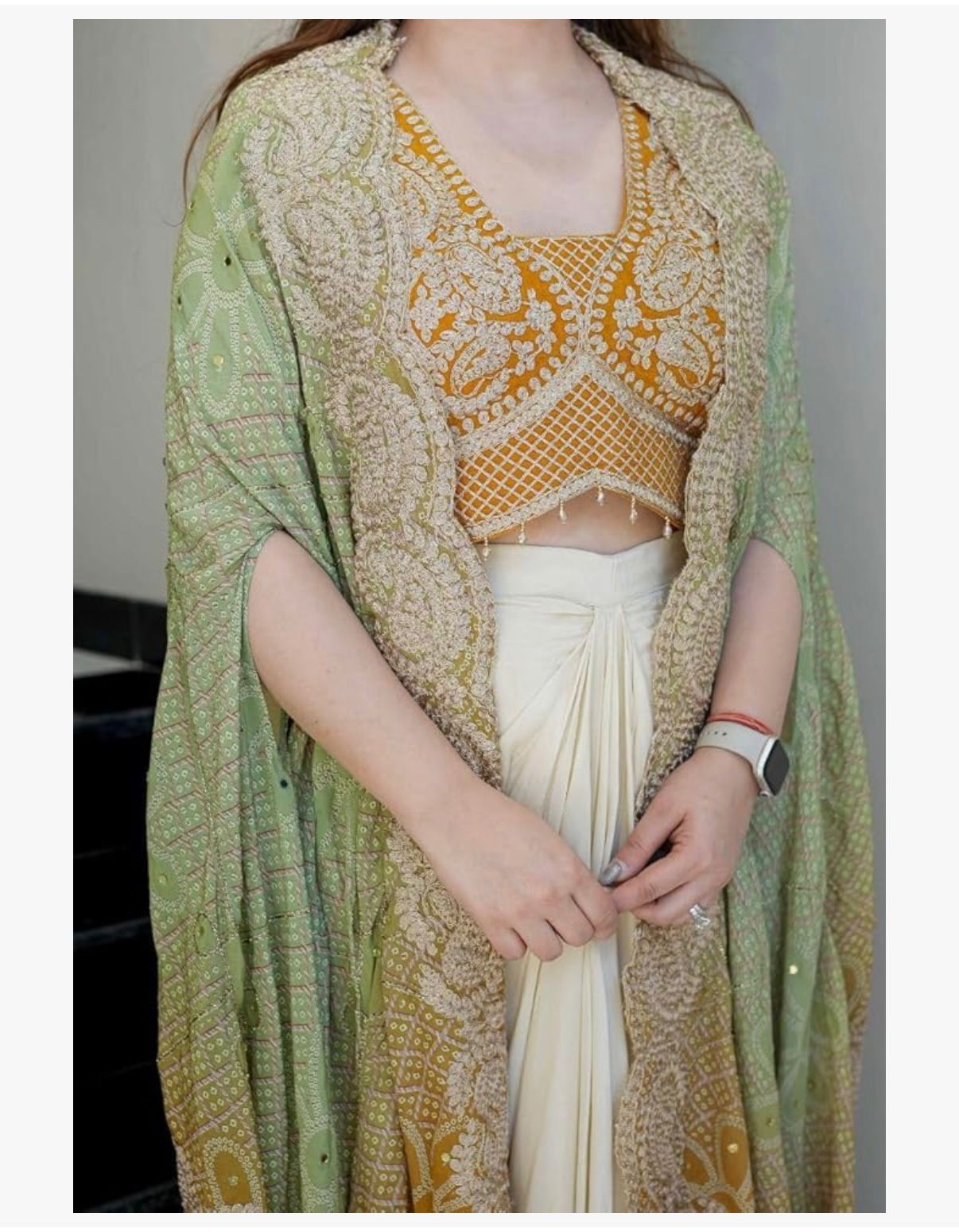 FUSION - Party Wear Readymade Indo Western Three Piece Set 19766