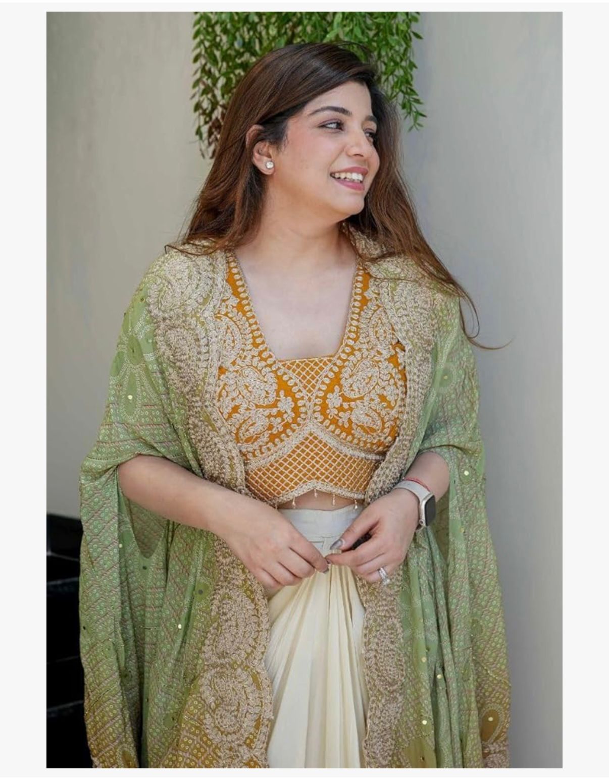 FUSION - Party Wear Readymade Indo Western Three Piece Set 19766